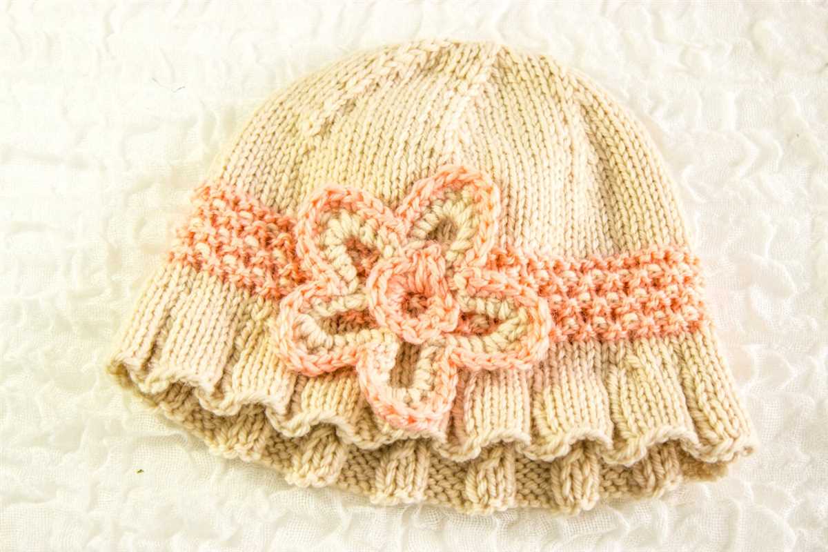 Mini hat knitting pattern