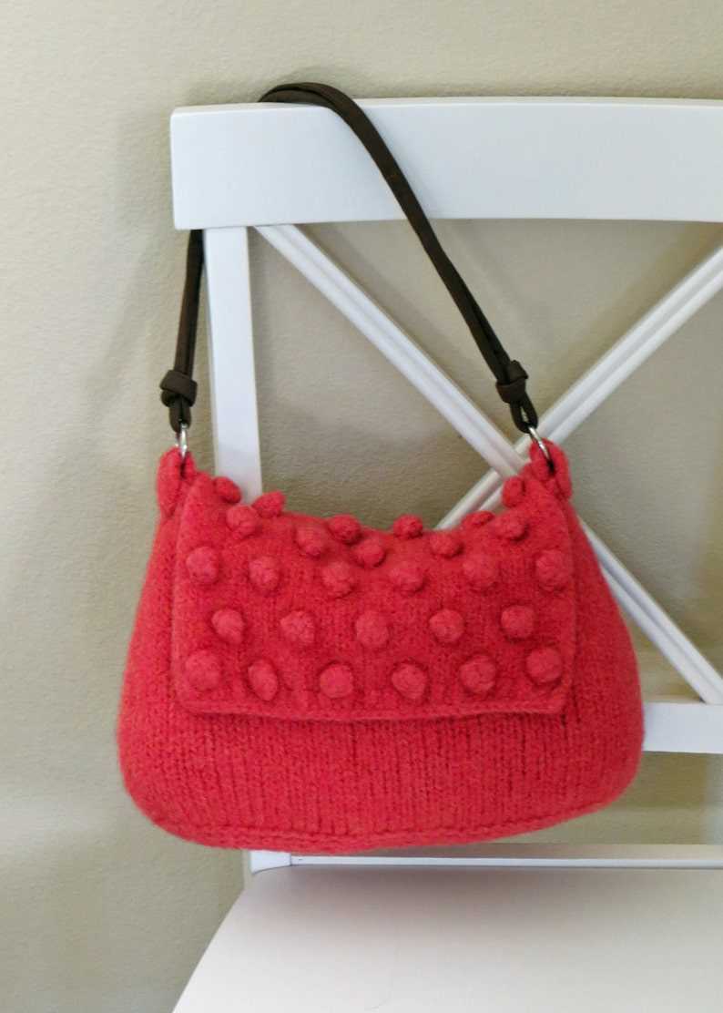 Knitting patterns for felted handbags