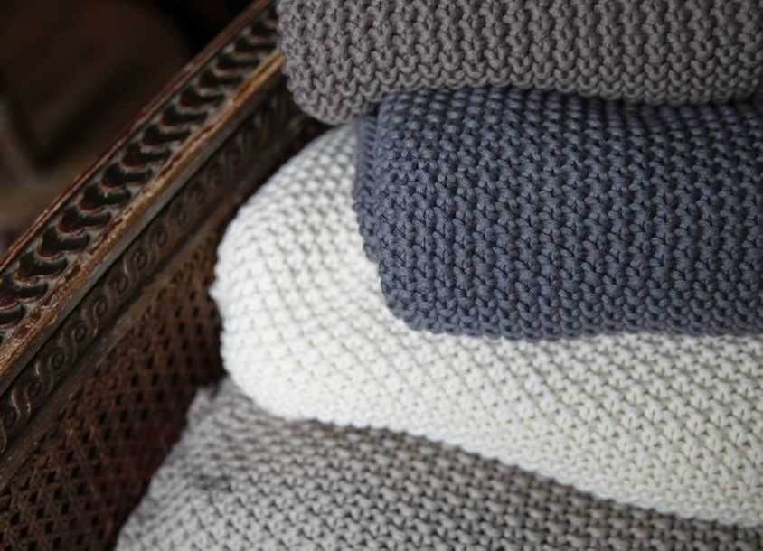 Chunky knit throw free pattern