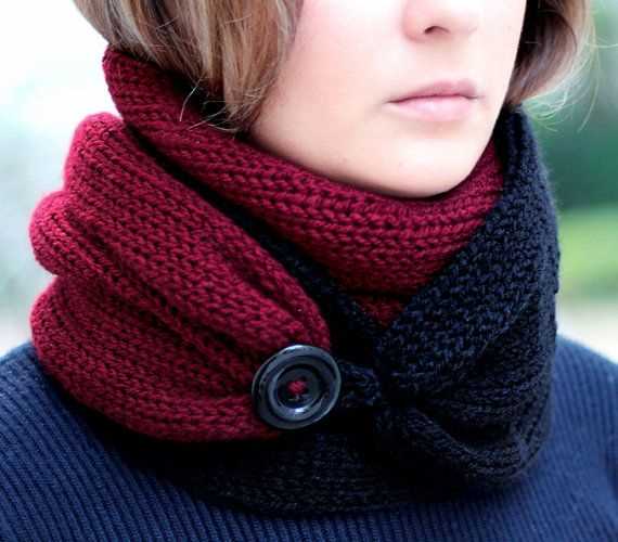 Open weave knit scarf pattern