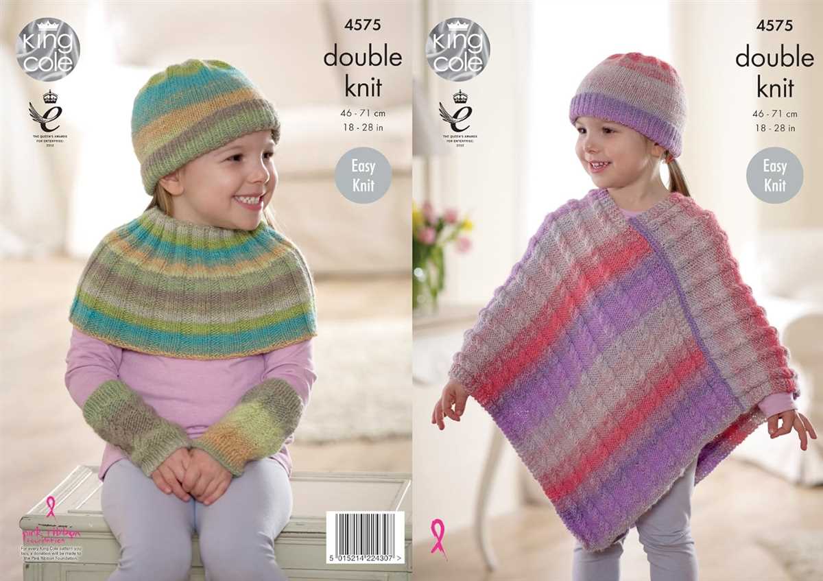 Chunky knit poncho pattern