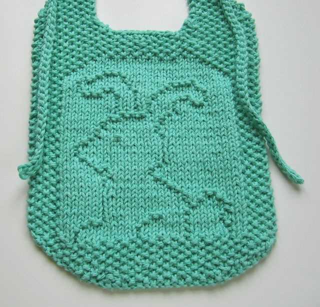 Knitted bib pattern free