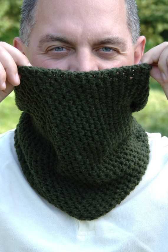 Free knitting pattern for mens neck warmer