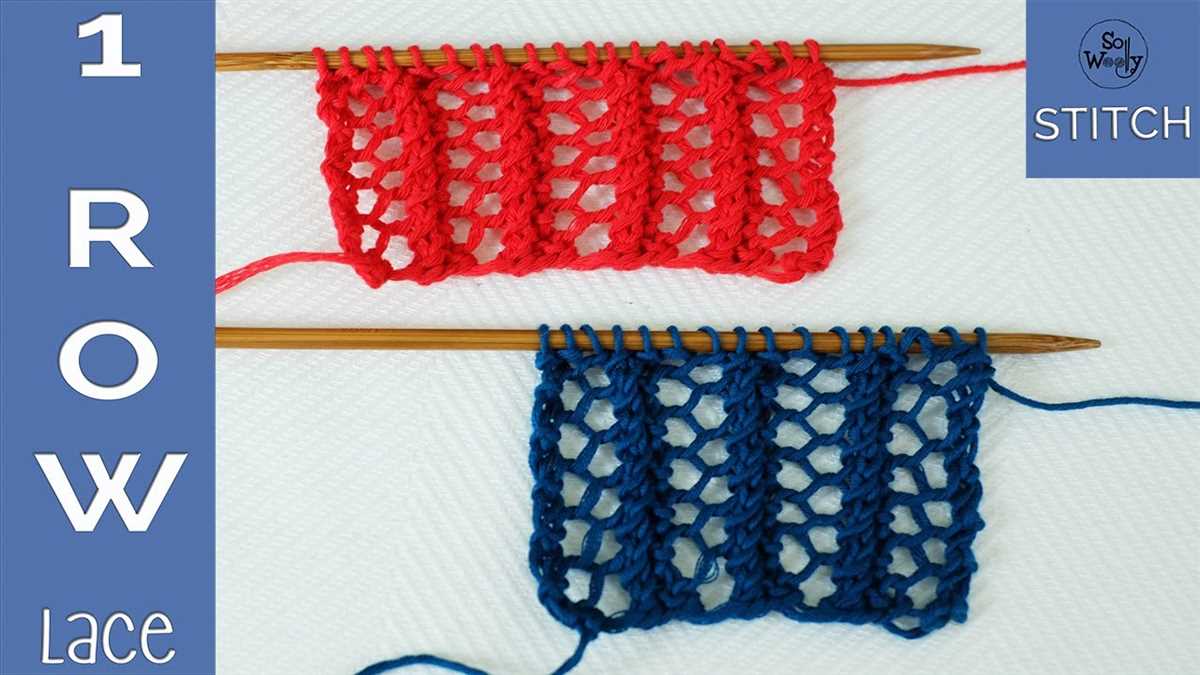 1 row repeat knitting patterns