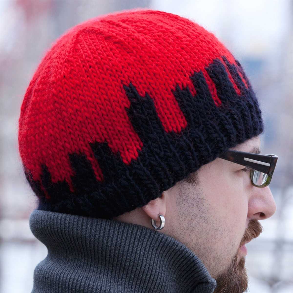 Mens hat knitting patterns free