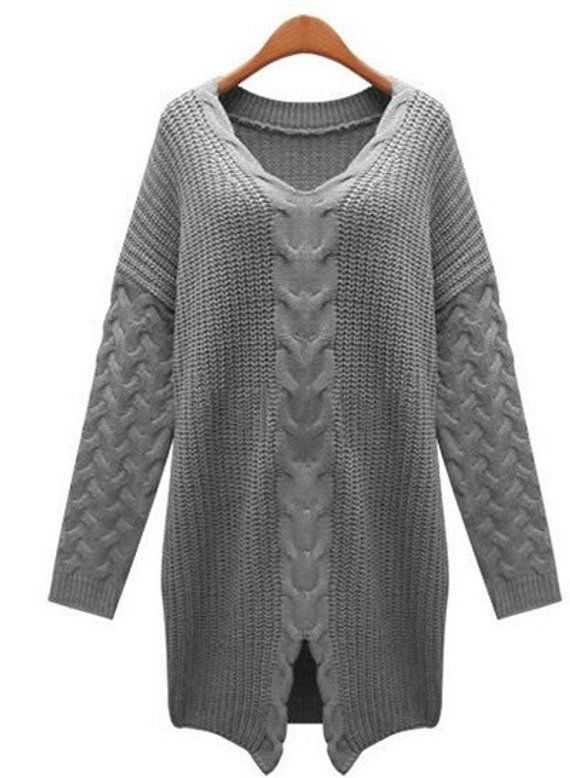 Oversized pullover knitting pattern