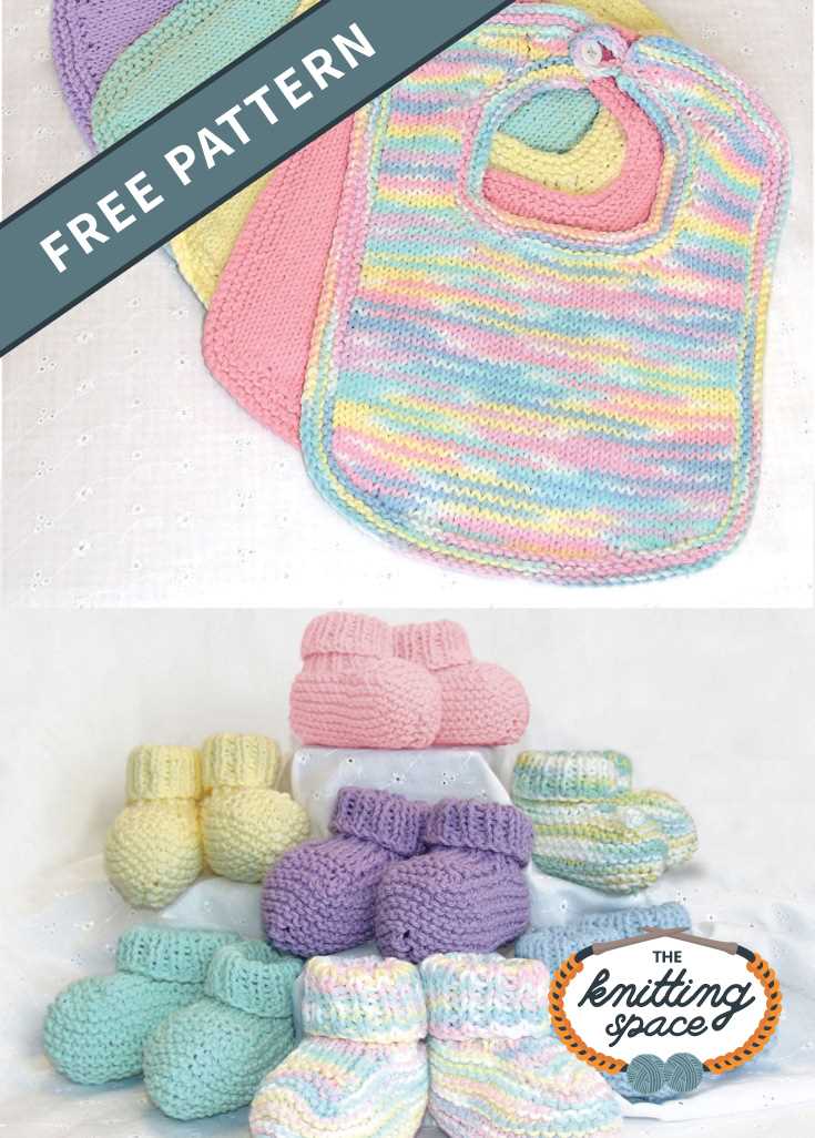 Knitted bib pattern free