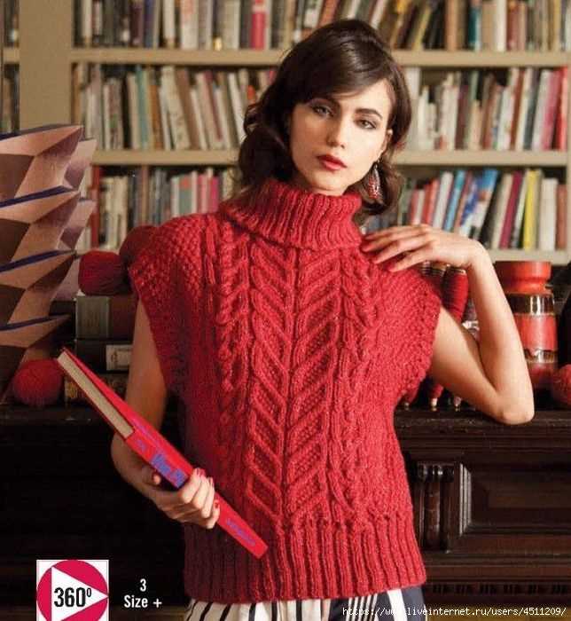 Turtleneck scarf knitting pattern