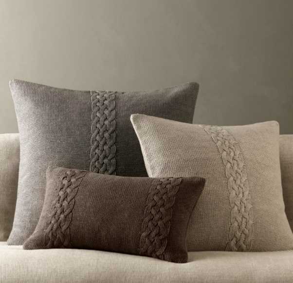 Knitted cushion covers free patterns