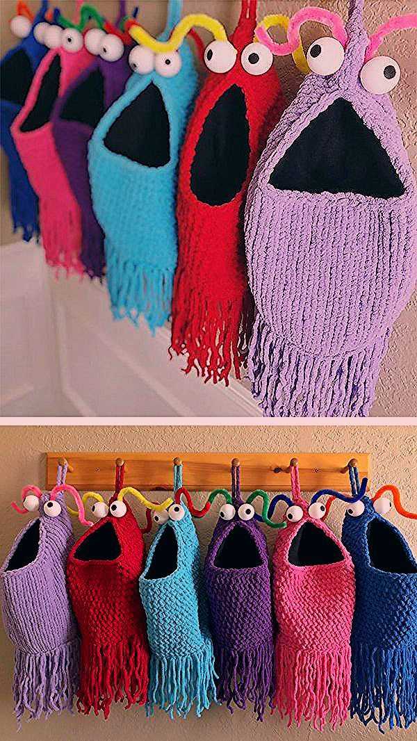 Hanging basket knitting pattern