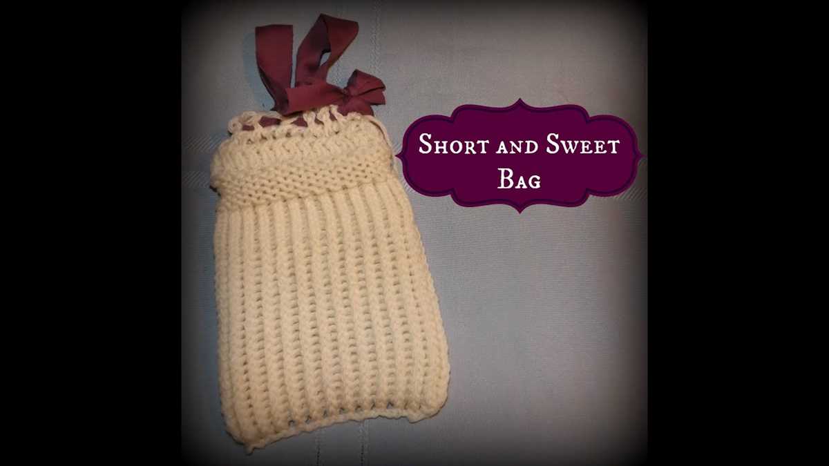 Loom knit bag pattern free