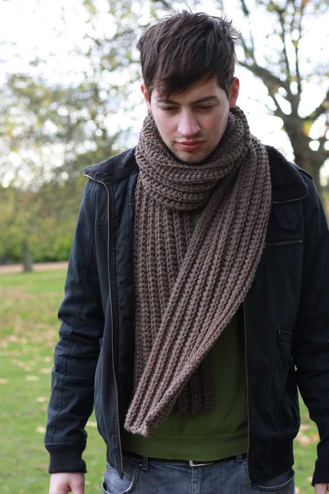 Mens scarf knitting patterns