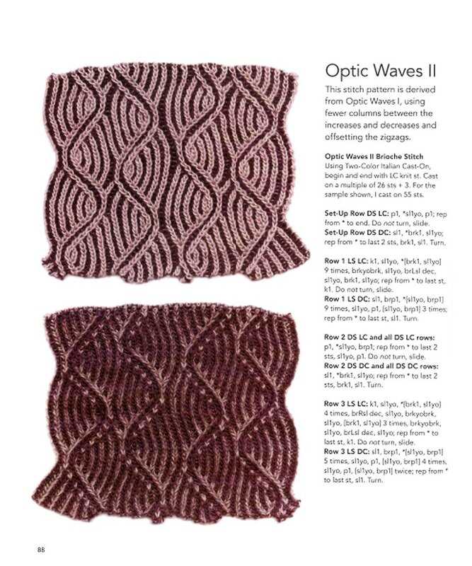 Brioche pattern knitting