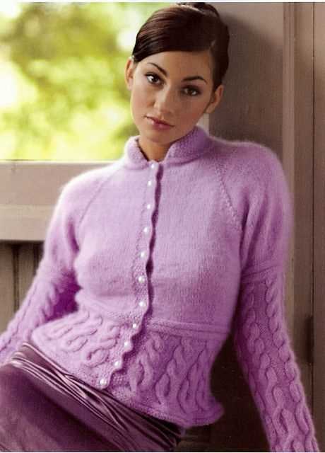 Puff sleeve cardigan knitting pattern free