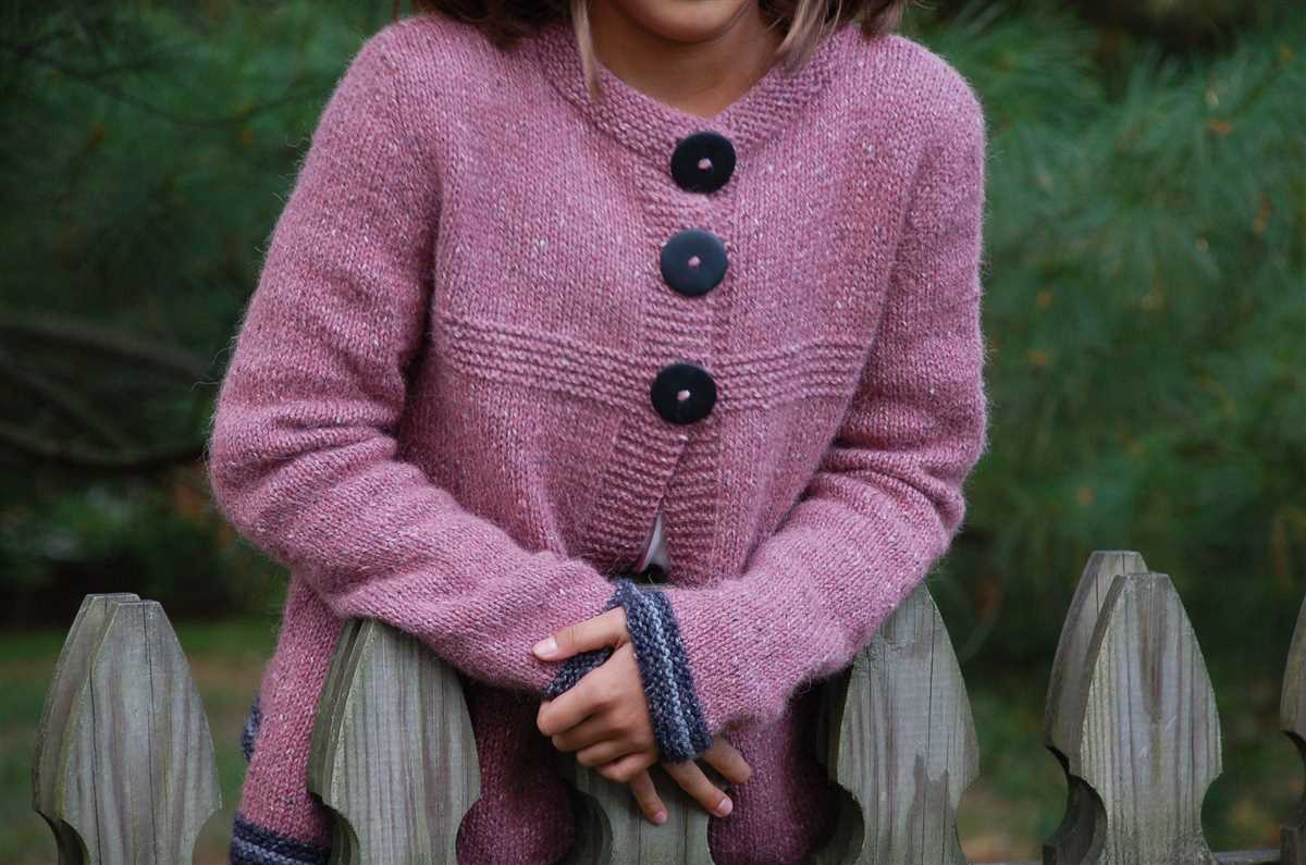 Casual cardigan knitting pattern