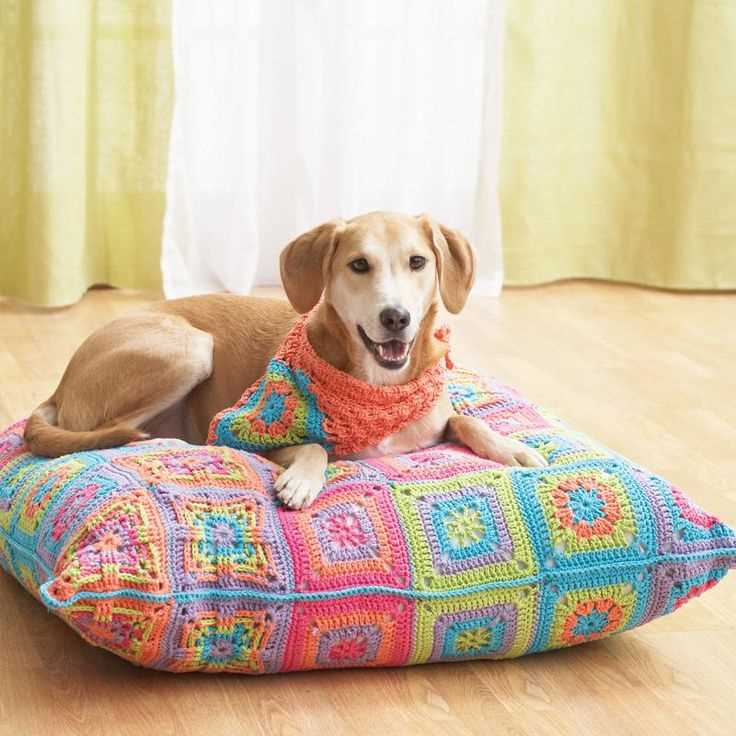 Dog bed knitting pattern