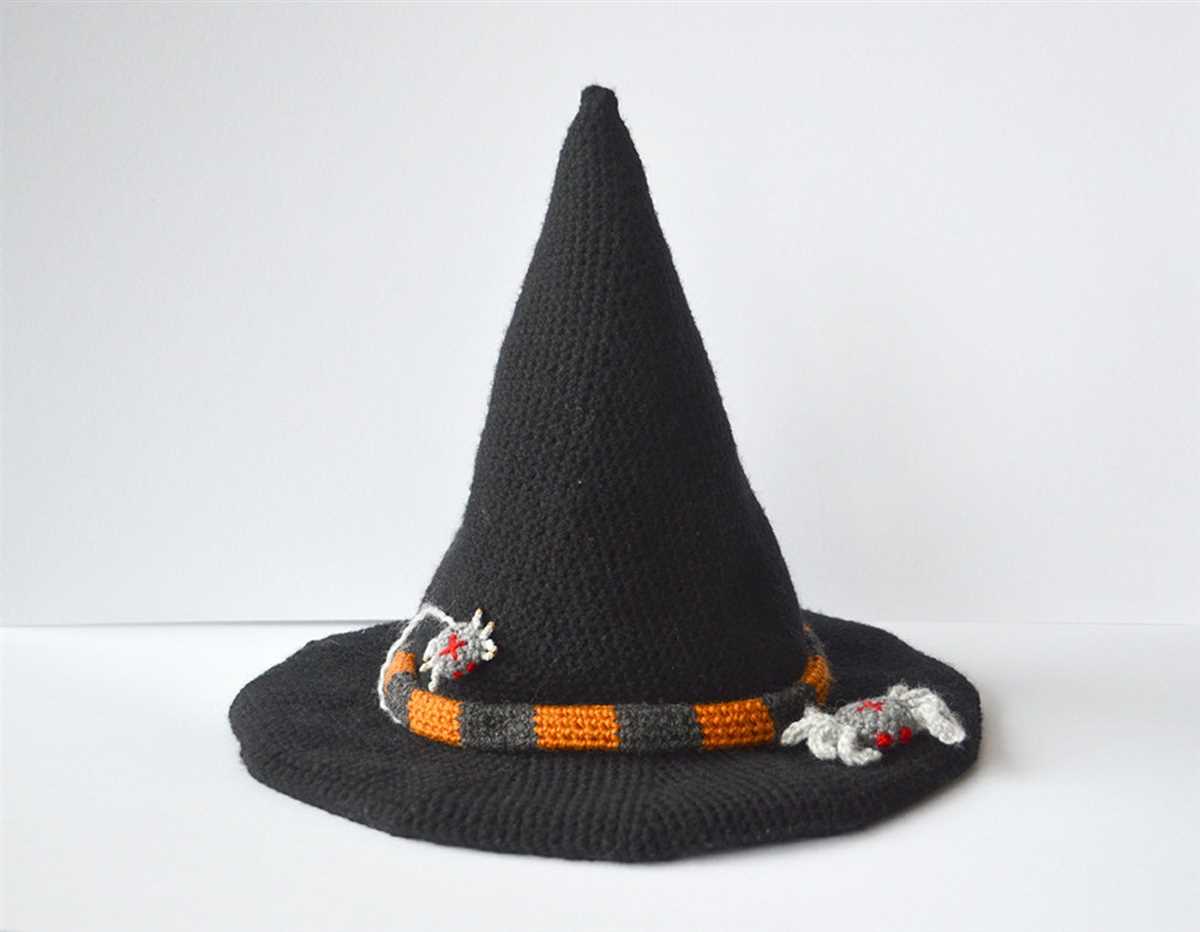 Halloween hat knitting pattern