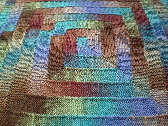 Ten stitch blanket knitting pattern