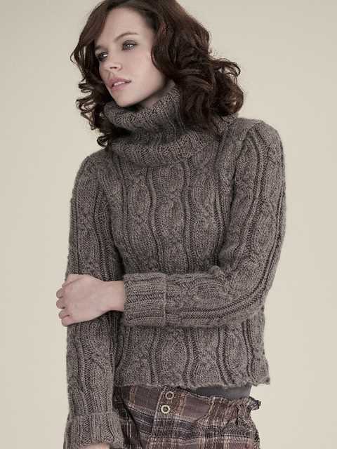 Polo neck jumper knitting pattern free