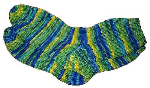 Basic knitting pattern for socks