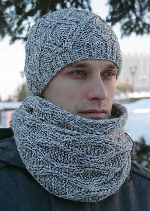 Free knitting pattern for mens neck warmer