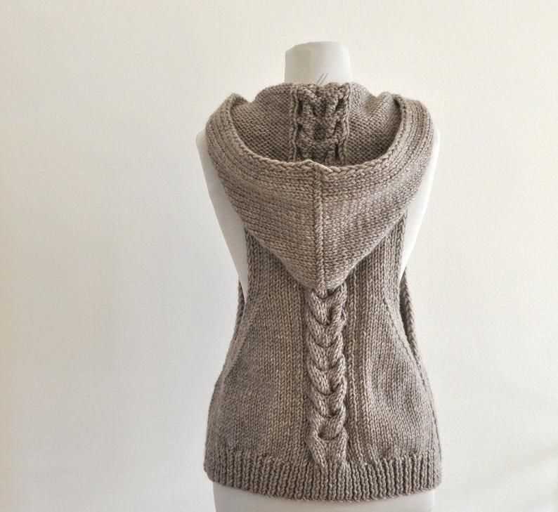 Chunky sweater vest knitting pattern