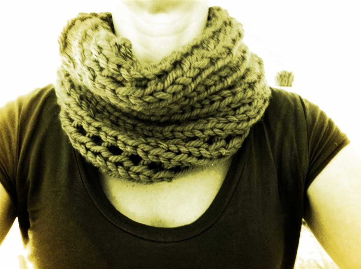 Easy knit cowl pattern