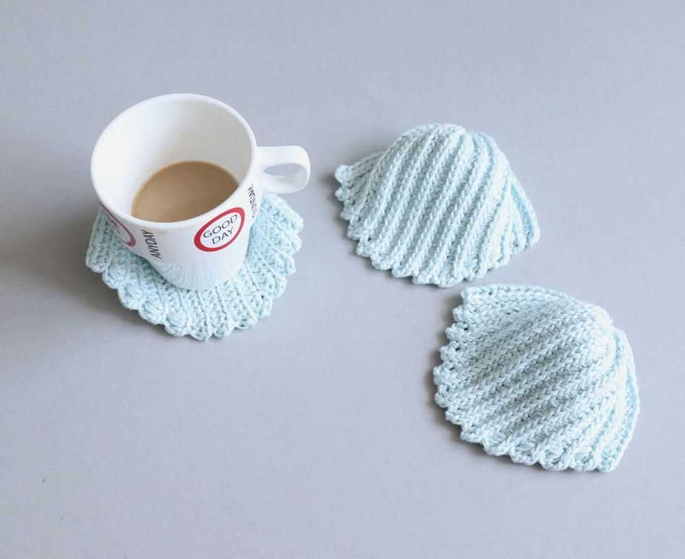 Easy coaster knitting pattern