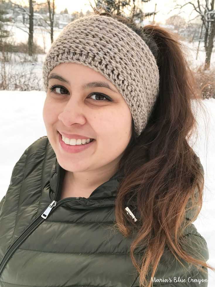 Knit ear warmer free pattern