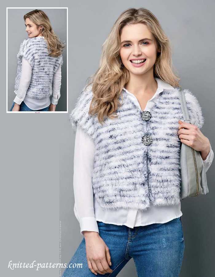 Free knitted vest patterns for women