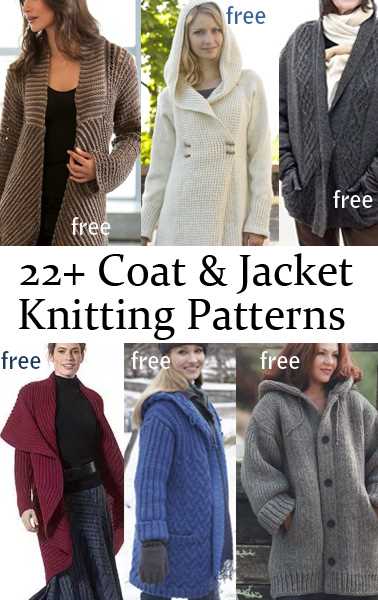 Knitted coat patterns for ladies