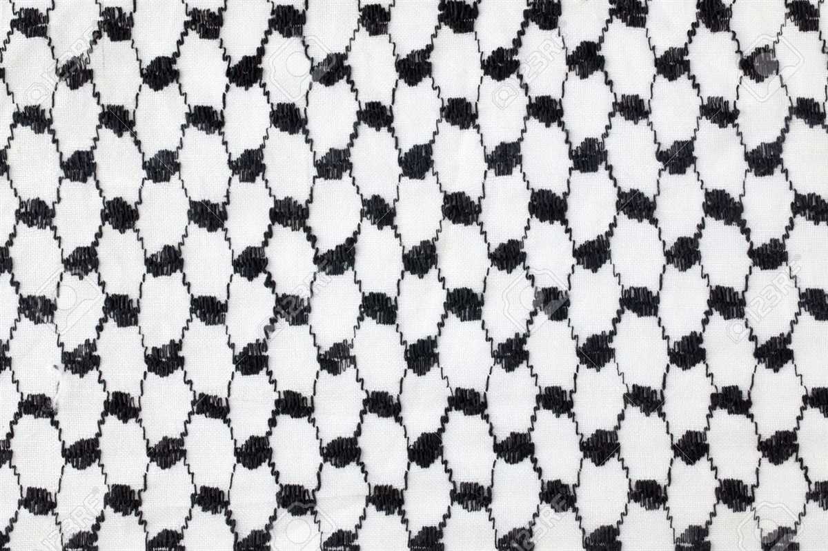 Checkerboard knit scarf pattern