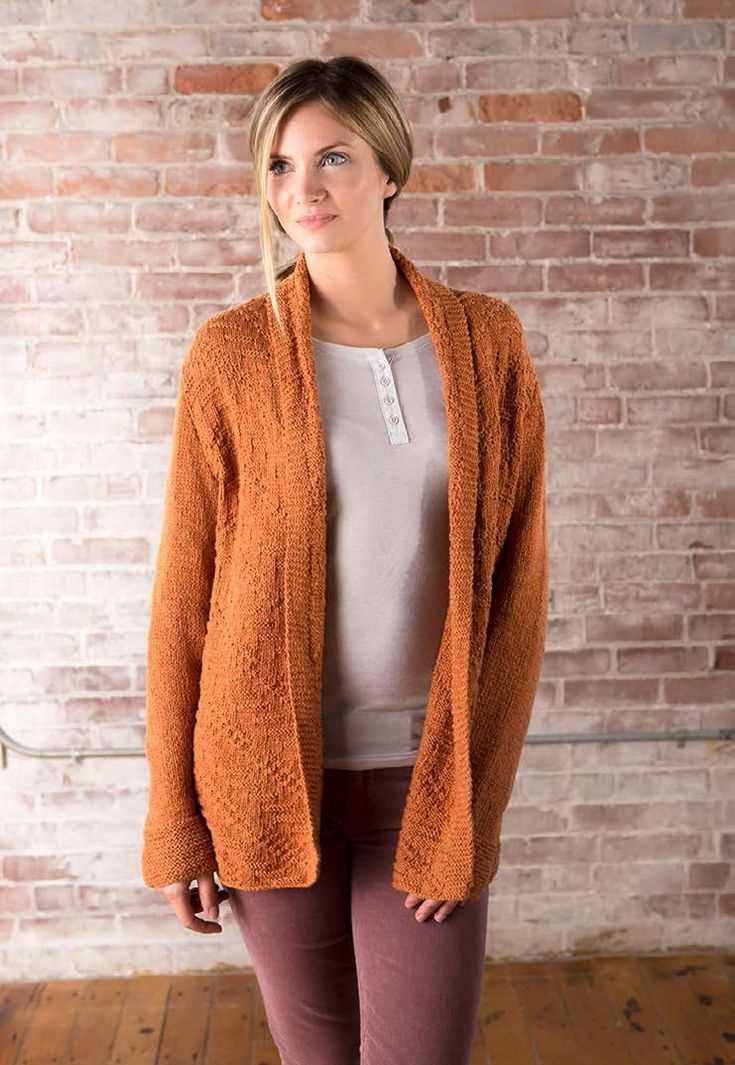 Easy cardigan knitting pattern