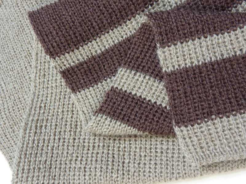 1x1 rib knit scarf pattern