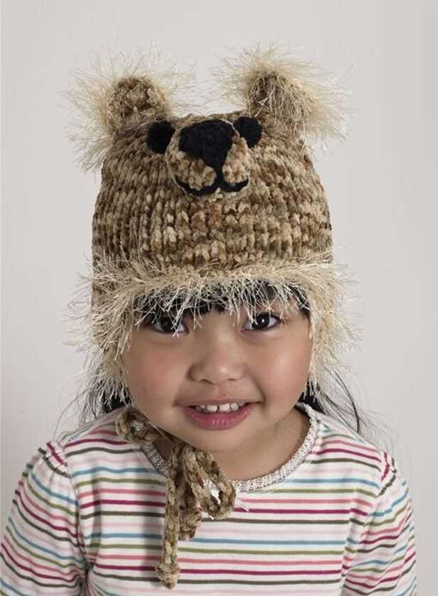 Knitted lion hat pattern