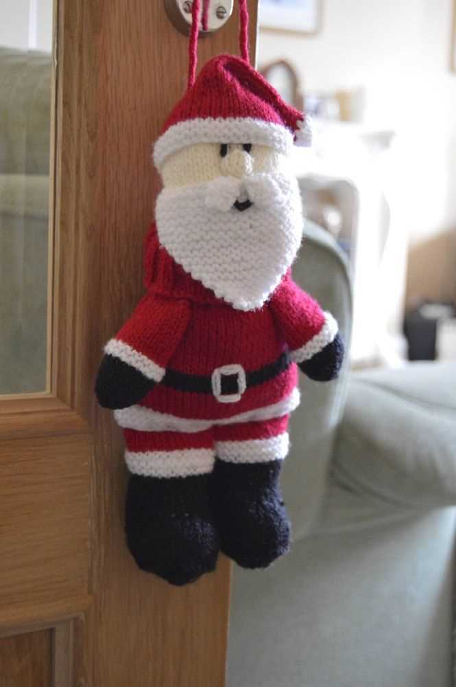 Christmas sack knitting pattern