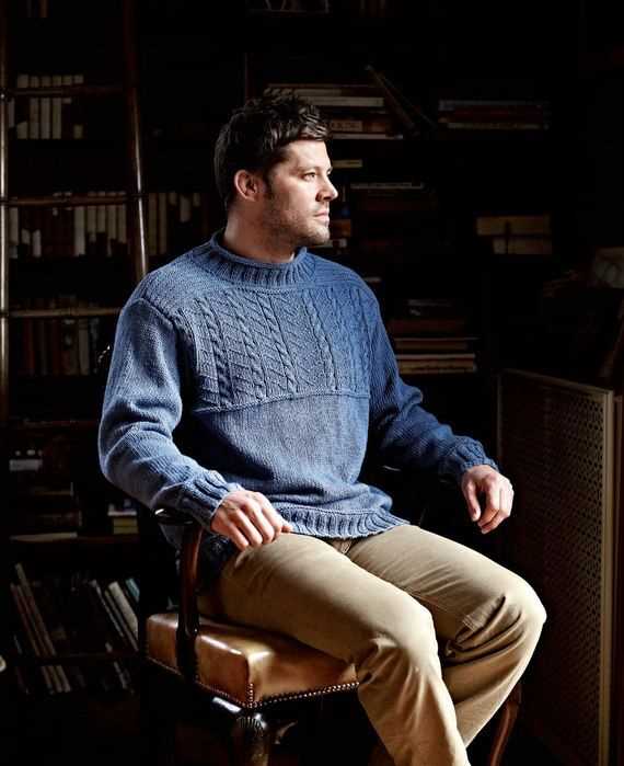 Mens aran sweater knitting patterns free