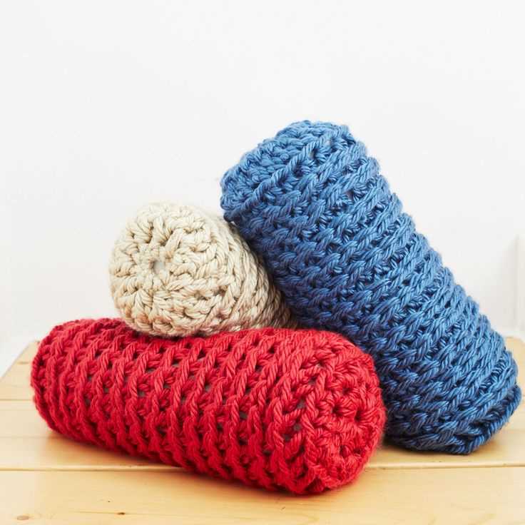 Bolster pillow knitting pattern