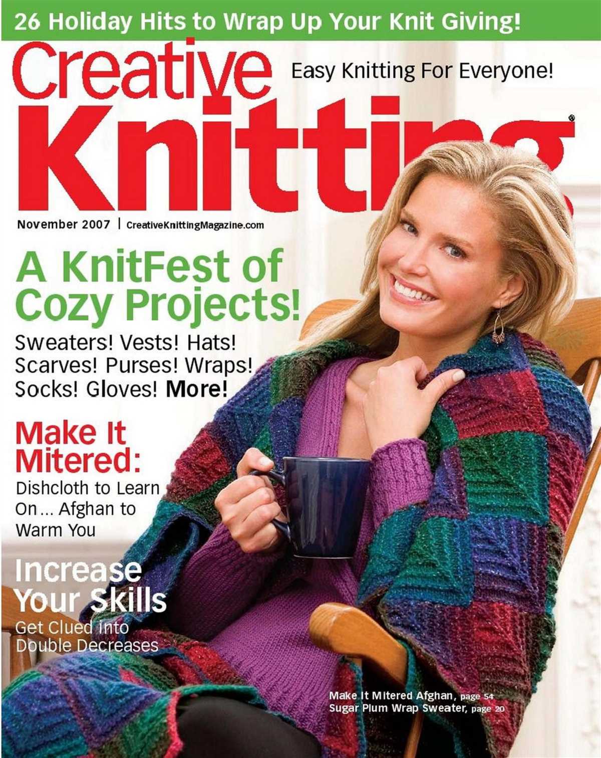 Creative knitting magazine free patterns