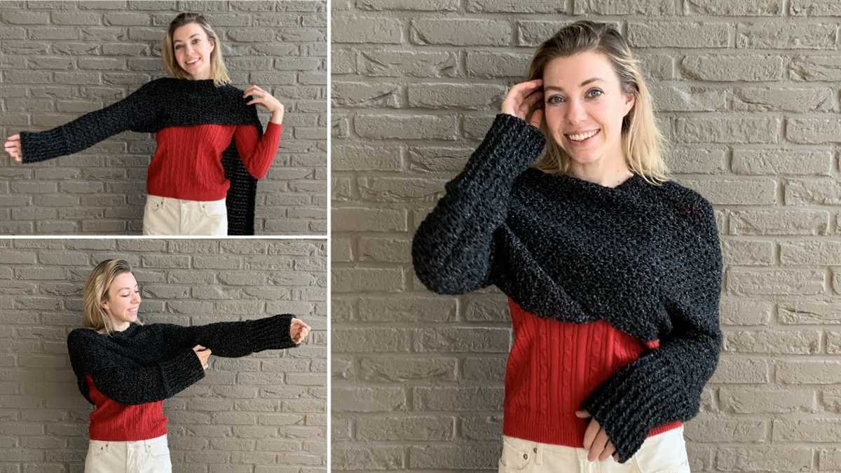 Free knitting pattern shrug with sleeves