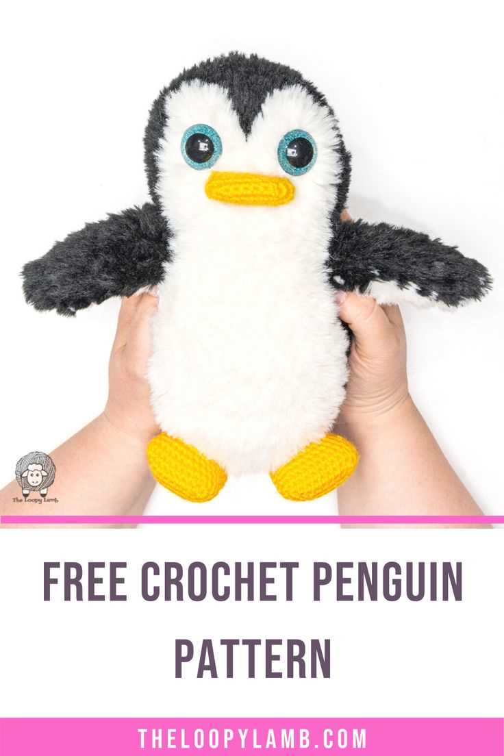Easy knitted penguin pattern