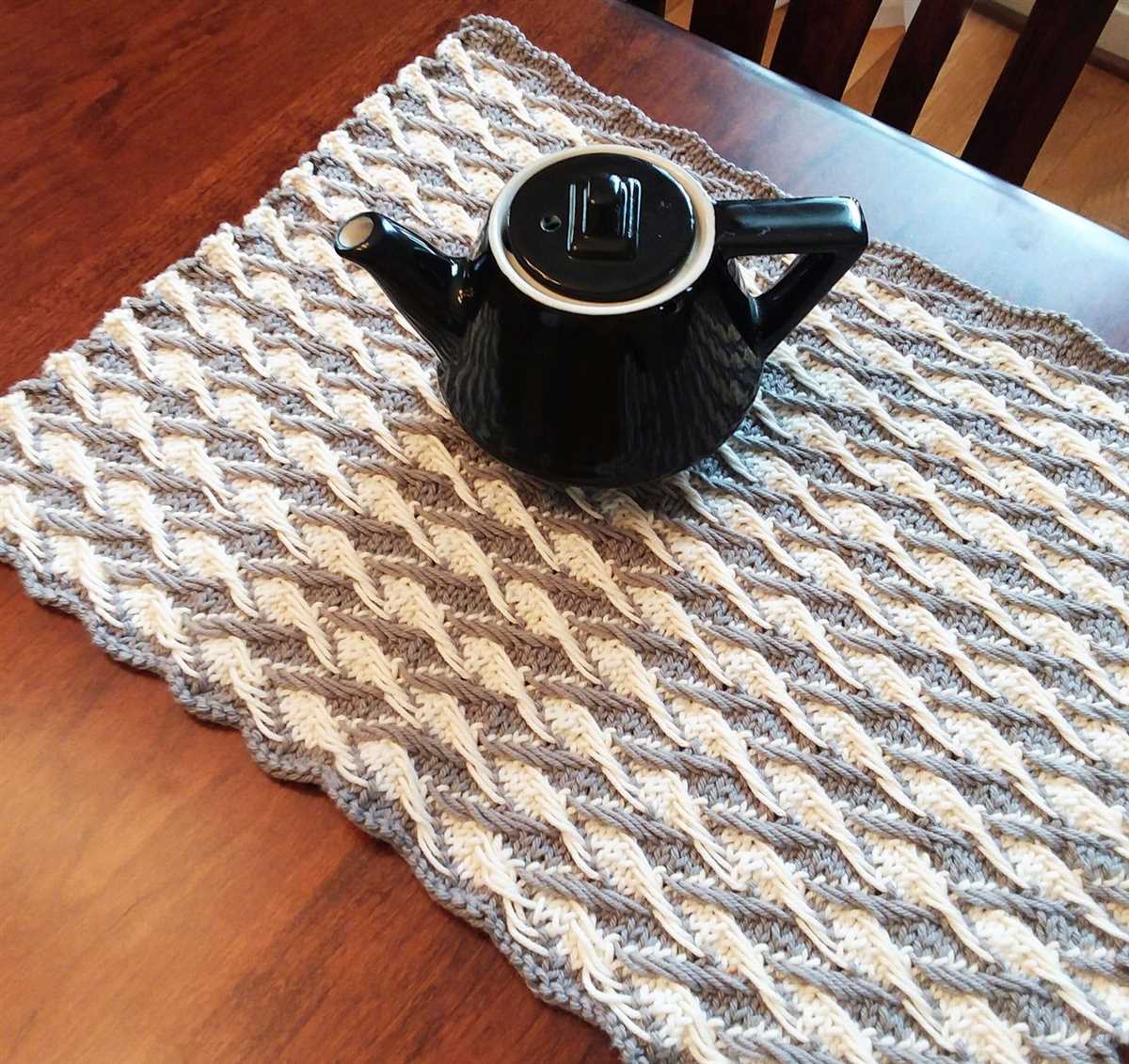 Easy knit placemat patterns