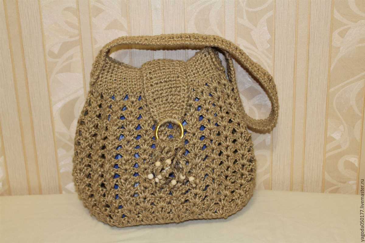 Knitting pattern for shoulder bag