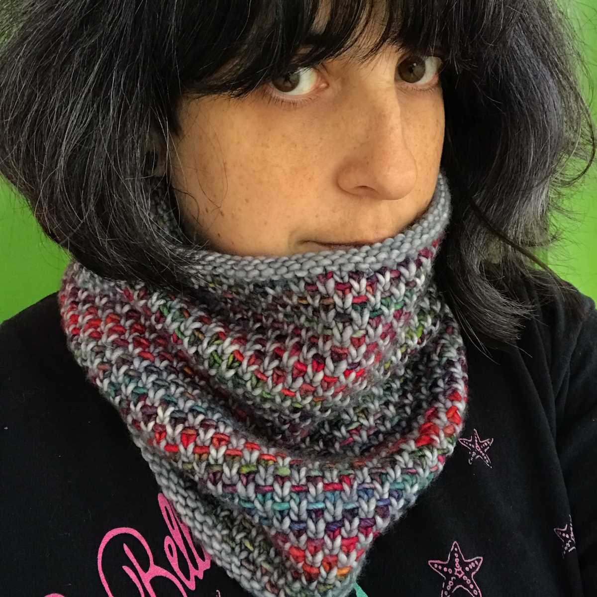 Batman cowl knitting pattern