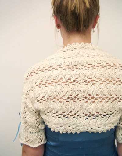 Knitting pattern shrug