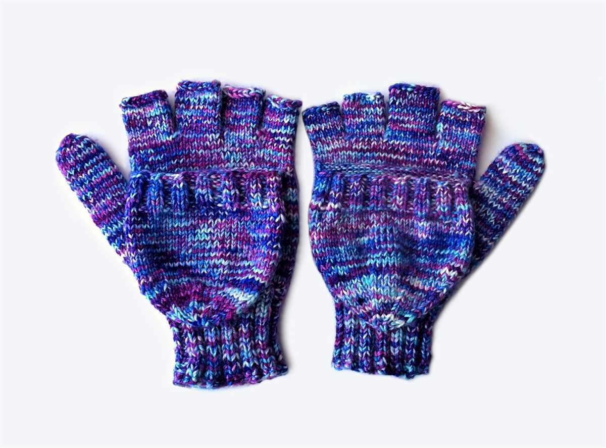 2 needle fingerless gloves knitting pattern