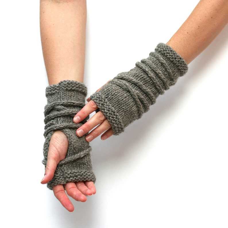 Free knitting patterns fingerless arm warmers