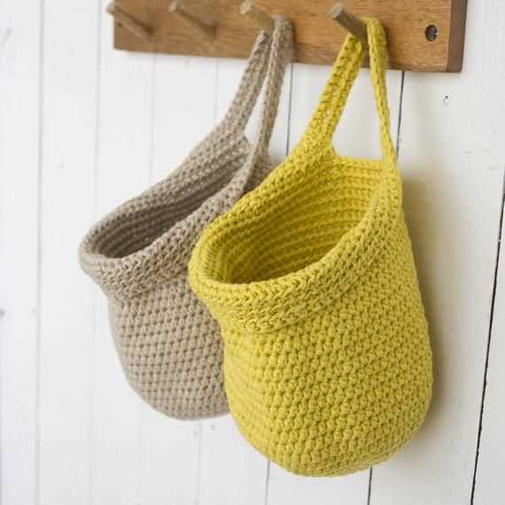 Hanging basket knitting pattern