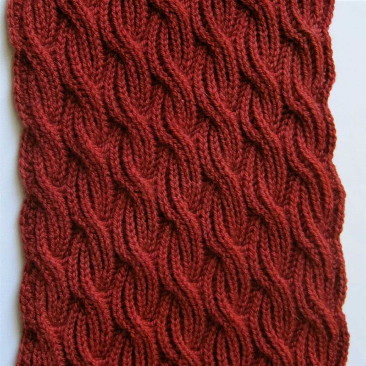 Turtleneck scarf knitting pattern