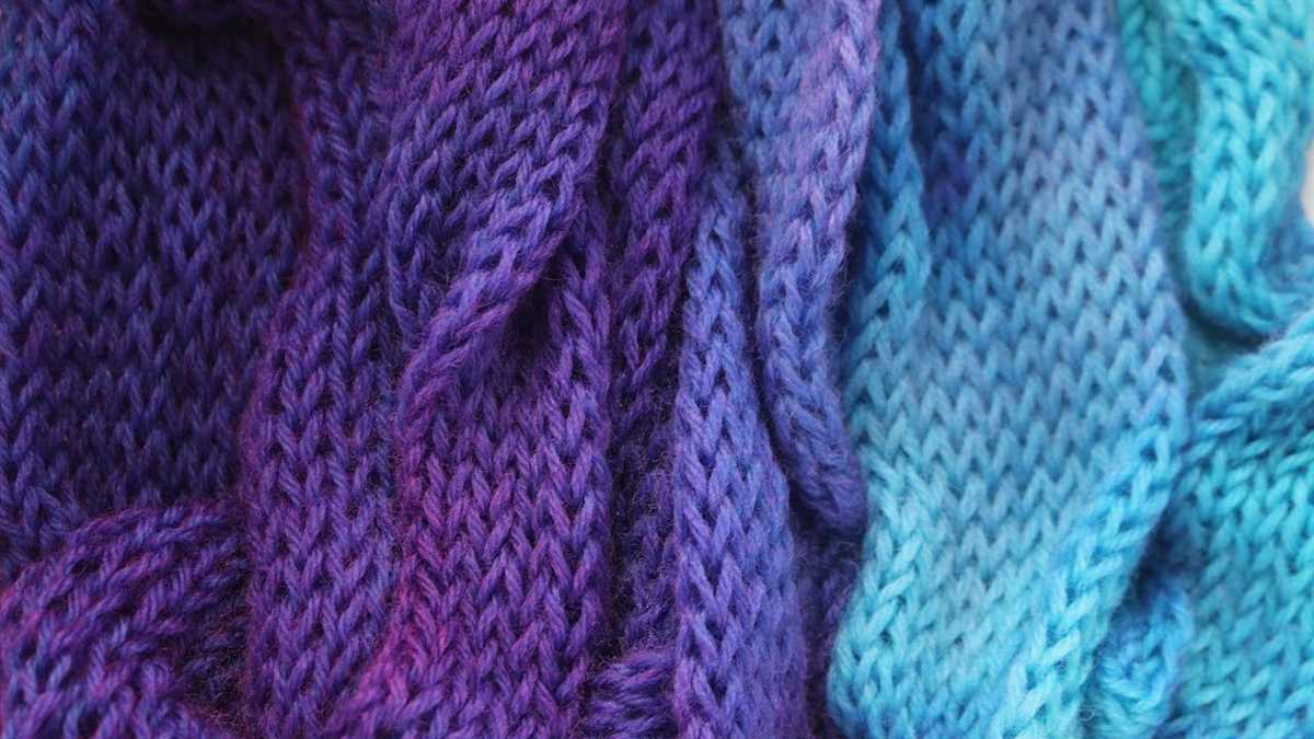 Ombre yarn knitting patterns